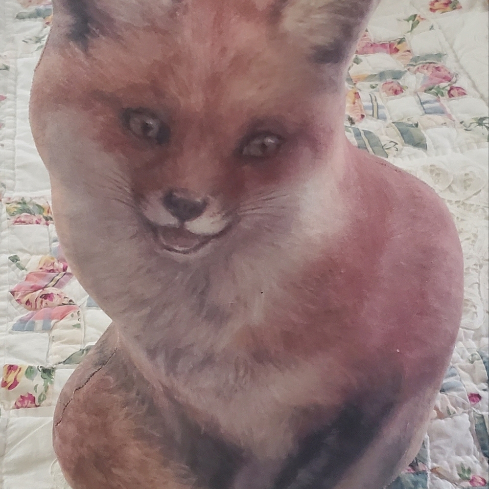 Fiddlers Elbow Fox Weighted Doorstop Amy Brackenbury Made In USA Vintage - Picture 10 of 15